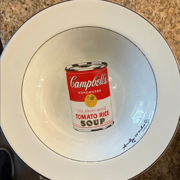 Rare Vintage Andy Warhol Campbell’s Soup Bowls. set of 6 manufactured by Block. - Picture 13 of 13